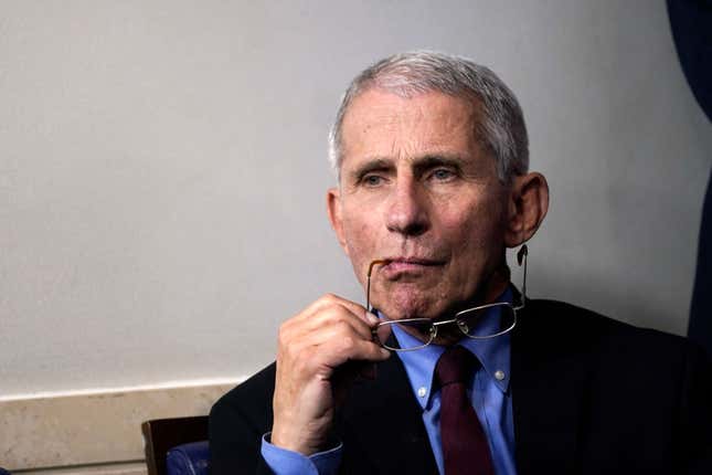 Image for article titled Dr. Fauci: Pandemic Exposed ‘the Undeniable Effects of Racism’