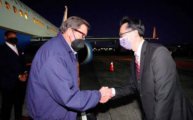 Image for article titled Daily Brief:米代表団がまた訪台