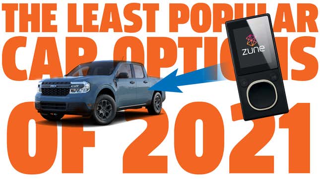 Image for article titled These Were The Ten Least Popular Car Options Of 2021 (According To Me)