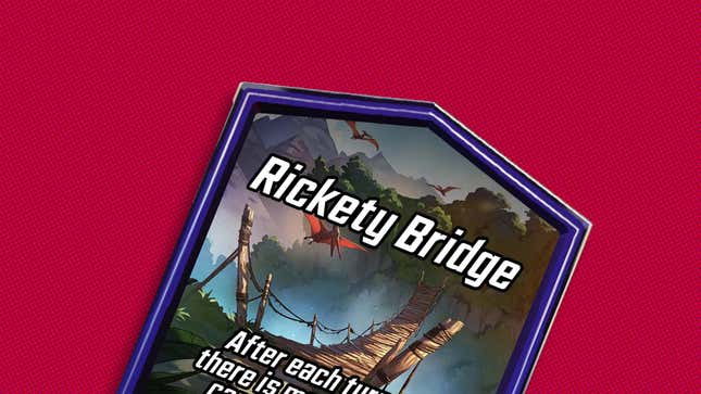 A image shows the new Rickety Bridge zone icon falling out of frame. 