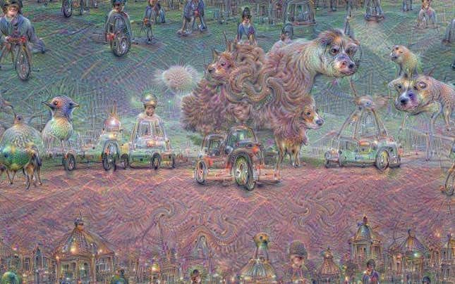 Image for article titled The “dreams” of Google’s AI are equal parts amazing and disturbing