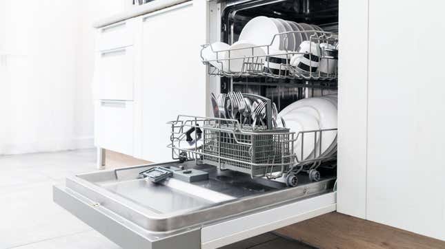 Image for article titled Stick a Towel in Your Dishwasher