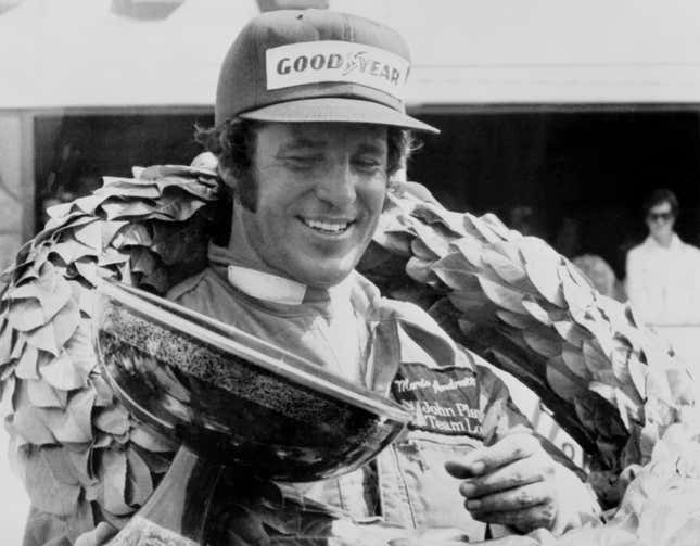 Mario Andretti at the 1977 French Grand Prix.
