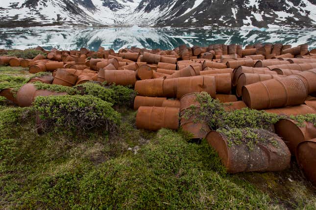 US military pollution in Greenland: the desolate landscape of Bluie ...