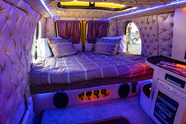 Image for article titled 2021 Staff Pick: This 1977 Dodge Tradesman Sex Van Is The Greatest Vehicle For Sale On The Internet Right Now