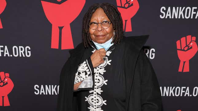 Whoopi Goldberg attends the celebration of Harry Belafonte’s 95th Birthday with Social Justice Benefit on March 01, 2022 in New York City.