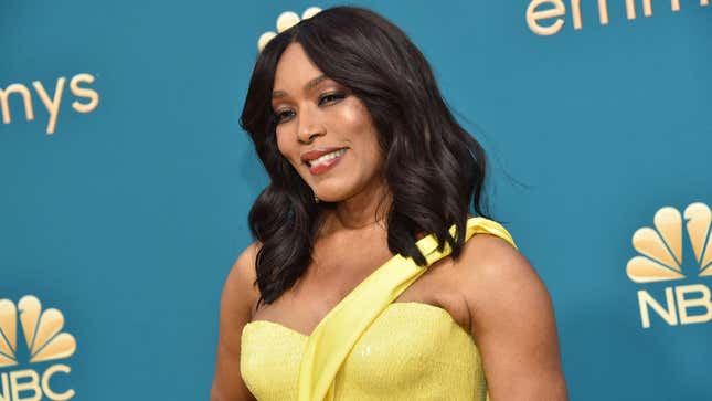 Angela Bassett arrives for the 74th Emmy Awards at the Microsoft Theater in Los Angeles, California, on September 12, 2022.
