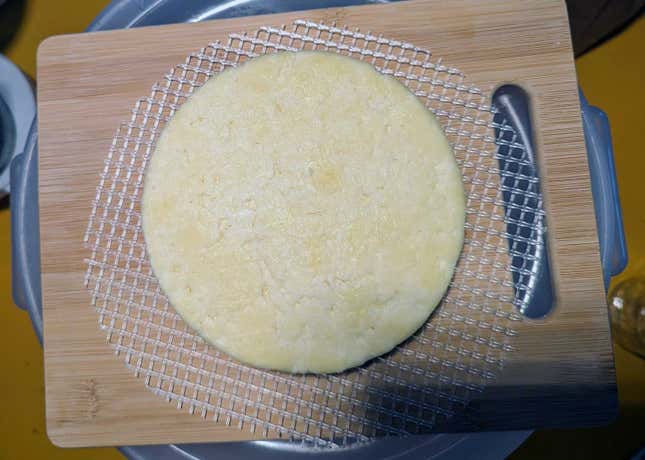 Image for article titled Turn Creamy Ricotta Into a Hard Grating Cheese