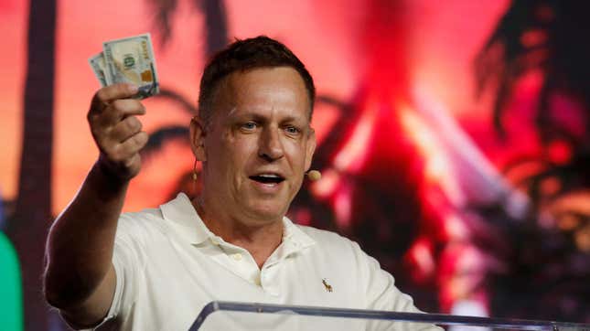 Putting money where his conservative ideas are.