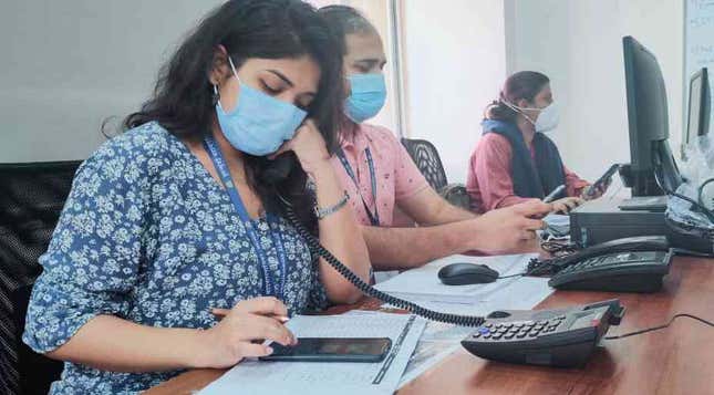 Dr Prachi Jadhav is the officer-in-charge of the war room.
