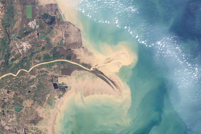 Image for article titled The winding beauty of the world’s rivers, seen from space