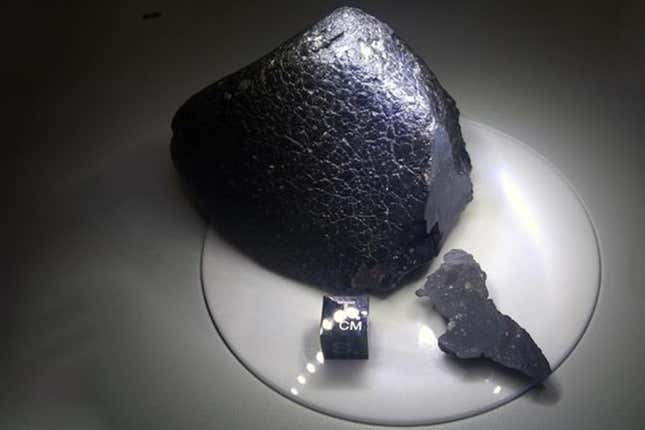 Si encuentras un meteorito, no uses un imán