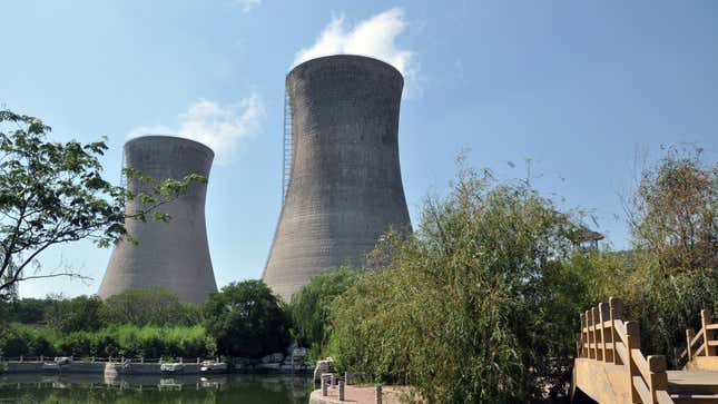 Sinopec-owned coal power plant in Dongying, China.