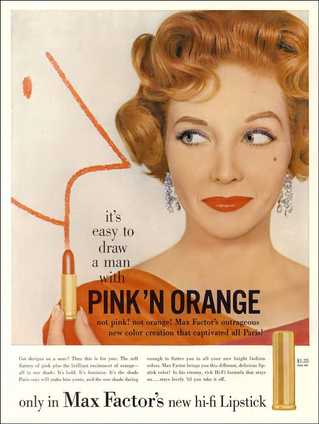 Max Factor ad from 1958.