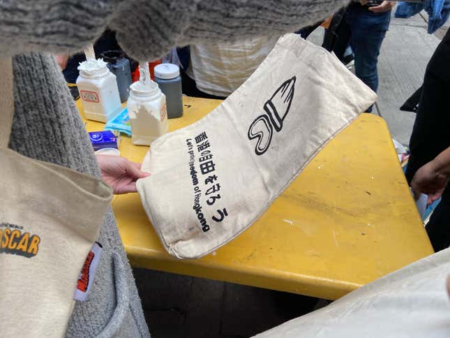 Image for article titled Hong Kong’s Lunar New Year pop-ups defy the government with protest-themed goods