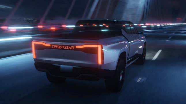 Image for article titled Ram Debuts its 1500 Revolution Electric Pickup Concept
