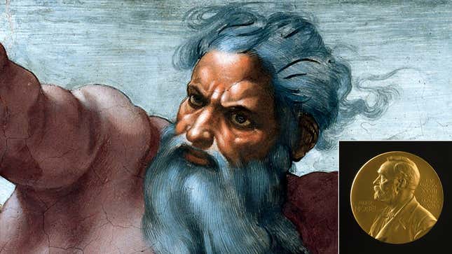 Image for article titled Nobel Prize In Physics Awarded To God