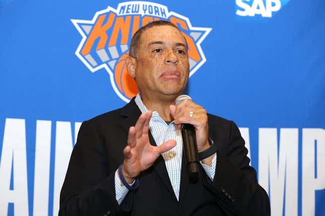 New York Knicks general manager Scott Perry is reportedly not expected to return to the team next season.