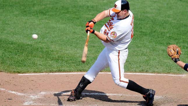 Image for article titled Jim Thome Leaves Game Early With Tightness In Pants