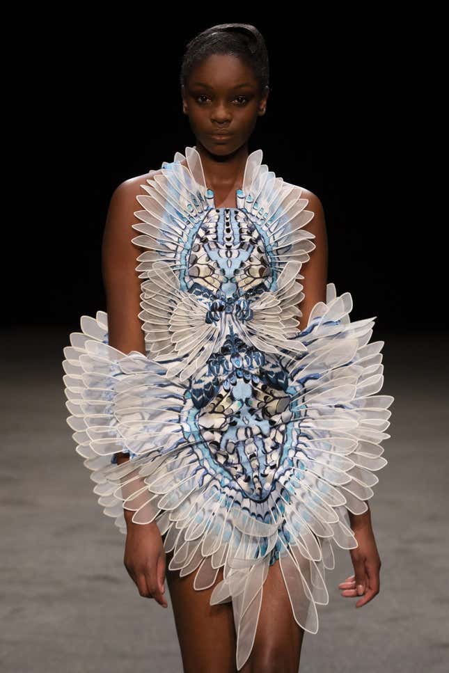 Iris Van Herpen Made Couture Gowns From Recycled Ocean Plastic