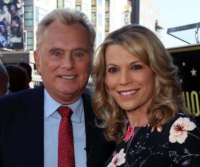 Pat Sajak and Vanna White attend Harry Friedman being honored with a Star on the Hollywood Walk of Fame.