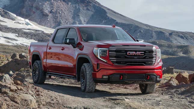 Image for article titled 2022 GMC Sierra Gets AT4X And Denali Ultimate Trims