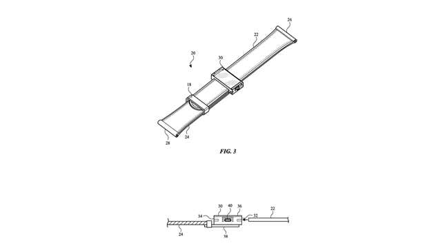 Apple watchband patent