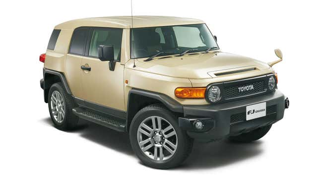 Chances are the Middle East’s Final Edition FJ Cruiser will look a lot like this one, sold in Japan.