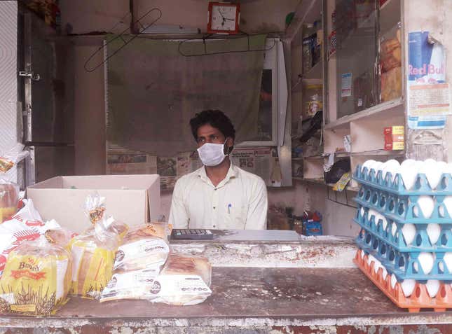 Vikas Kumar's snack supply chain has been hit because of the reverse migration.