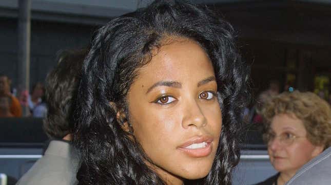Aaliyah attends the world premiere of the film “Planet of the Apes” July 23, 2001.