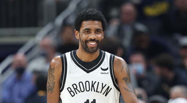 Image for article titled Could Kyrie Irving Become a Full-Time Player This Season? The Brooklyn Nets Have &#39;Real Optimism&#39; It Could Happen