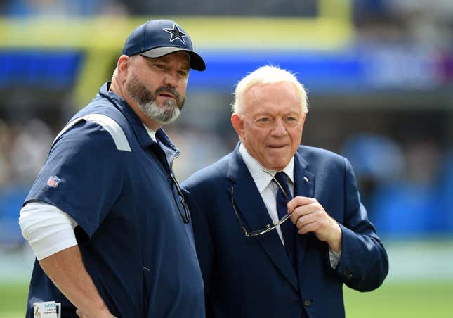 Jerry Jones (r.) and Mike McCarthy