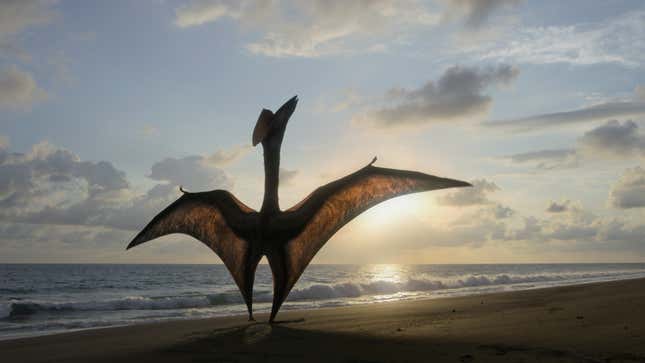 image of a Hatzegopteryx as shown in “Prehistoric Planet”