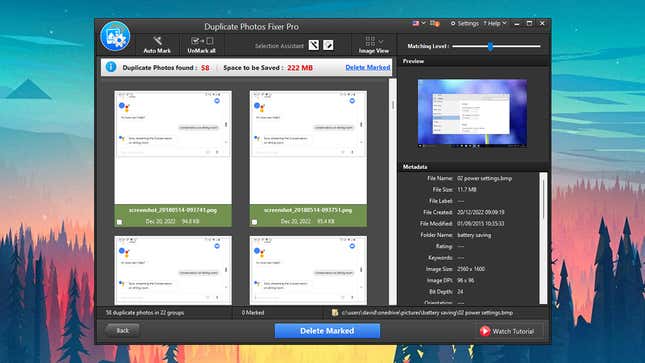 Duplicate Photos Fixer Pro screenshot