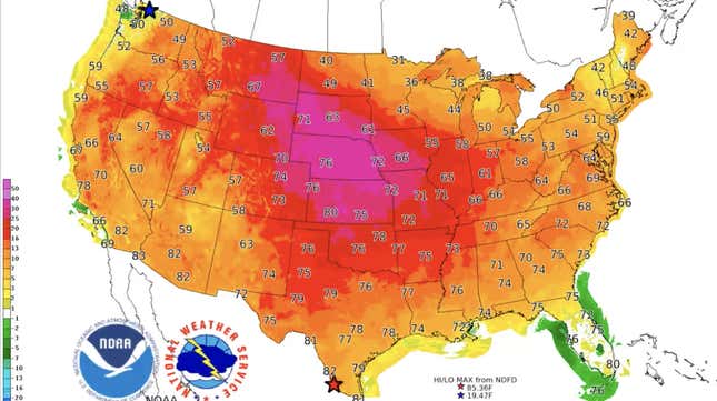 Image for article titled 4 States Just Hit All-Time December Heat Records
