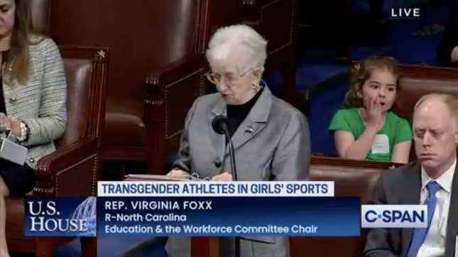 Image for article titled House Republicans Pass Bill Banning Trans Girls and Women in School Sports