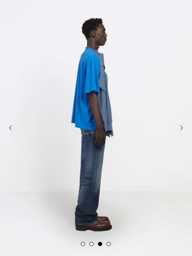 miste dig selv Skinne Tick Balenciaga's $1,290 "t-shirt shirt" is the wrong kind of weird