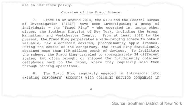 Image for article titled How a crew of fraudsters allegedly stole $19 million worth of iPhones