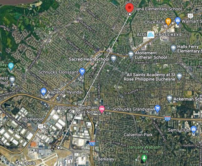 Screenshot of Google Maps