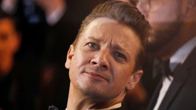 Image for article titled Jeremy Renner&#39;s new song claims Heaven doesn&#39;t have a name, which is confusing fans (and everyone else)