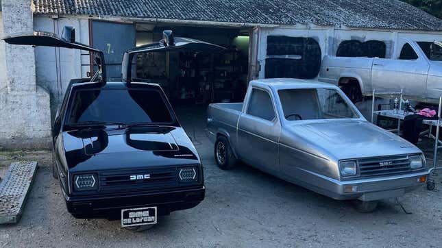 Image for article titled John DeLorean&#39;s Alleged Son Is Building A Bizarre DMC-12 Clone Out Of A Three-Wheeler