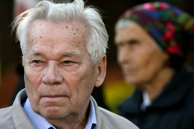 Mikhail Kalashnikov returned to his hometown, Russia’s Altai region, less than a decade before he died.
