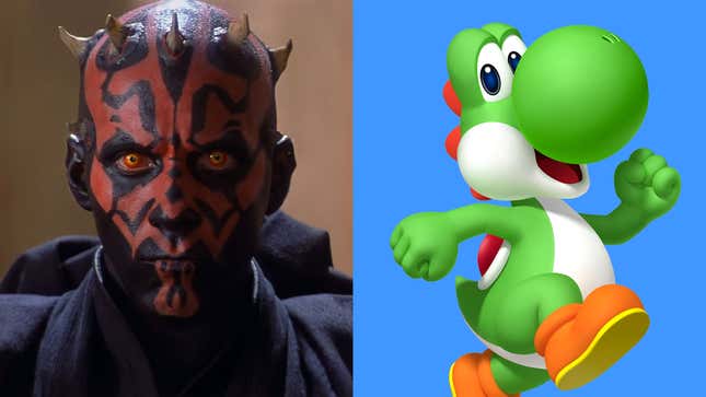 Image for article titled That Was Scary: We Just Totally Freaked Ourselves Out Imagining Darth Maul Riding A Yoshi