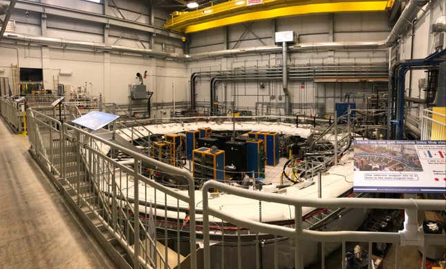 The Muon g-2 experiment.
