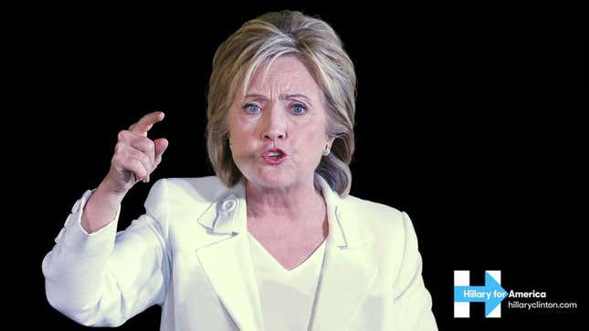 Image for article titled Defensive Clinton Campaign Releases New ‘Who Are You To Judge Me?’ Ad