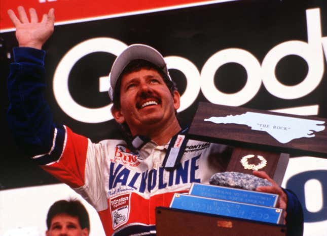 Neil Bonnett after winning the 1991 Goodwrench 500