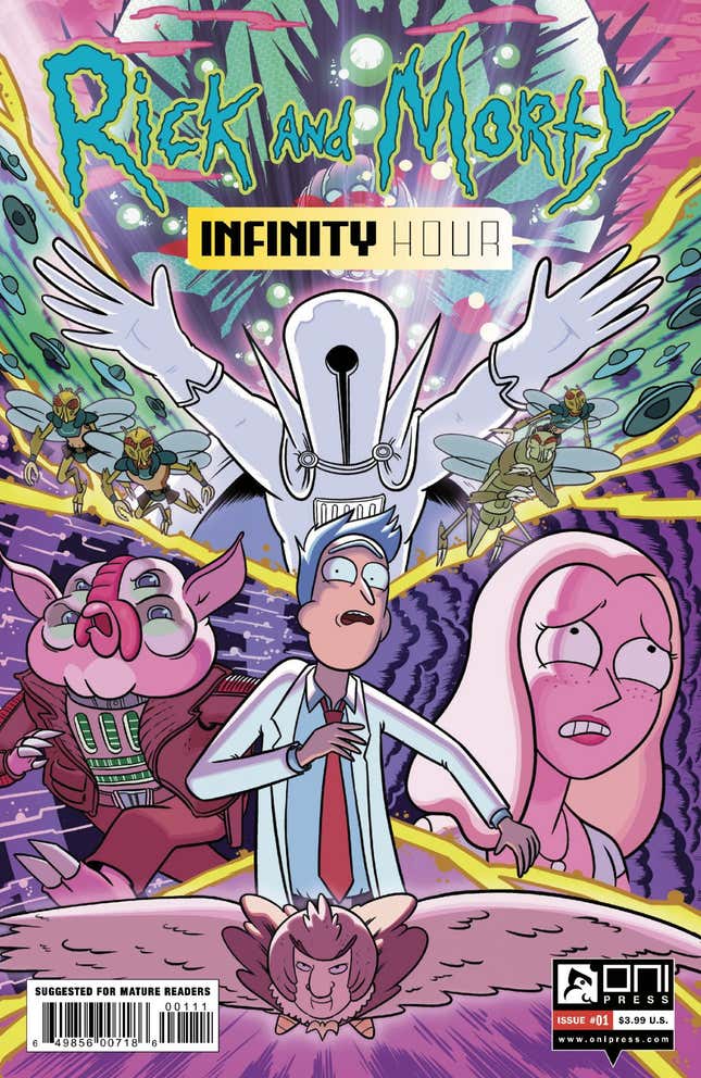 Image for article titled Rick and Morty Ventures to 'Arrickis' in a Trio of Comic Book Spoofs
