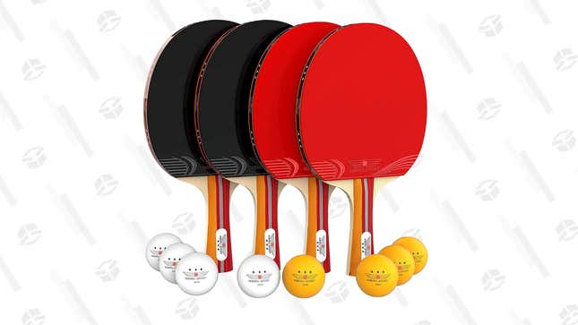 Nibiru Sport Ping Pong Paddle Set | $26 | Amazon | Clip Coupon