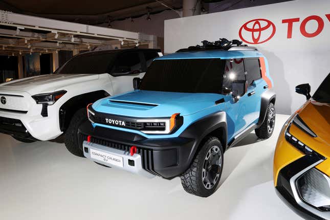 Image for article titled Toyota's President Just Revealed This Epic Electric Off-Road SUV And Now I'm Obsessed