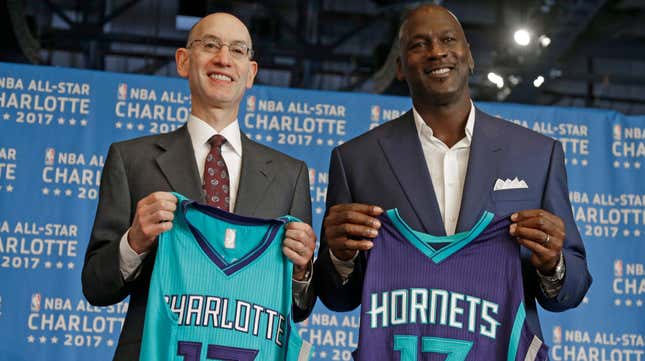 Michael Jordan sold his majority stake in the Charlotte Hornets